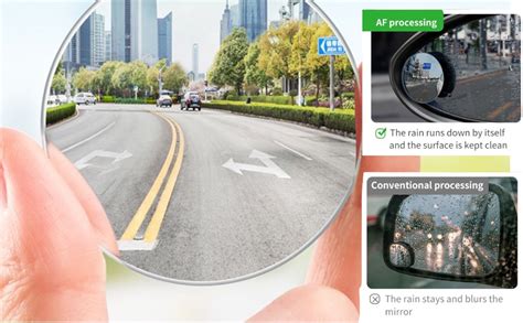 SARTE 360° Round Shape Blind Spot For Car ORVM Mirror - Pack of 2, Rear ...