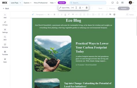 Image result for Creating a New Blog Database in Wix