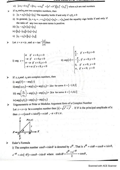 Image result for Complex Variables All Formulas