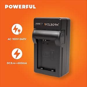 WELBORN Camera Battery Charger for Sony NP-FW50 Battery Comaptiable ...