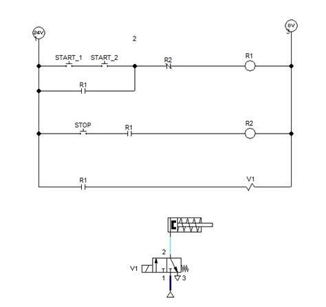 Image result for Fluidsim Ladder Diagram