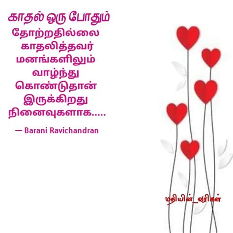 தோற்றதில்லை காதலித்தவர் ... | Quotes & Writings by Barani Ravichandran ...