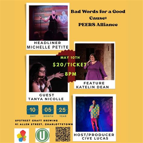 Bad Words for a Good Cause: PEERS Alliance - Discover Charlottetown