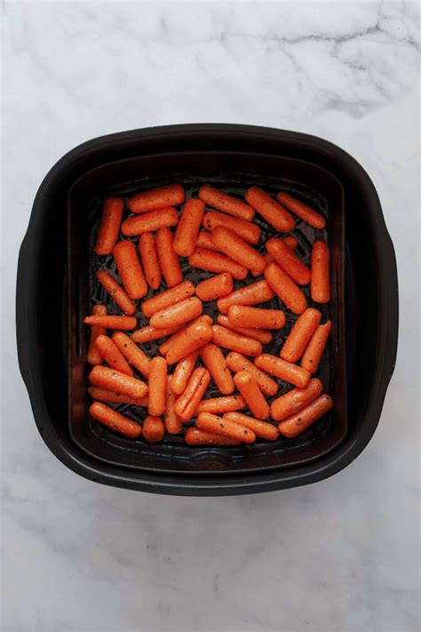 Air Fryer Baby Carrots - Healthful Blondie