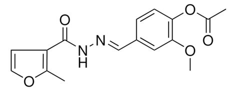 2-METHOXY-4-(2-(2-METHYL-3-FUROYL)CARBOHYDRAZONOYL)PHENYL ACETATE ...