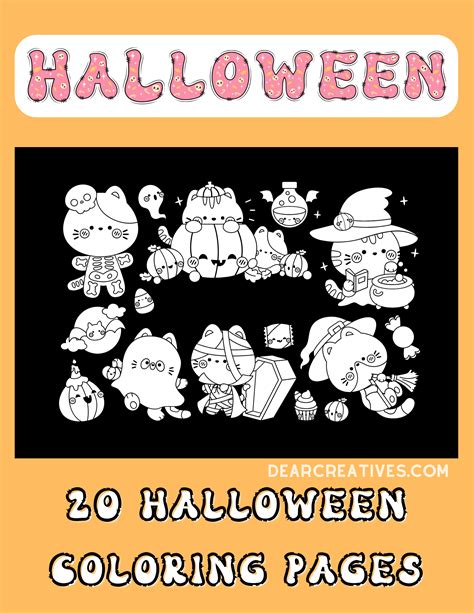 Halloween Coloring Page (Free Printable) Dear Creatives
