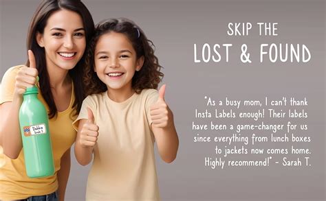 Insta Labels Iron on Name Labels for Clothing | Easy to use Writeable ...