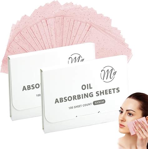 Amazon.com: MAYCREATE® 200pcs Oil Absorbing Sheets Blotting Papers ...