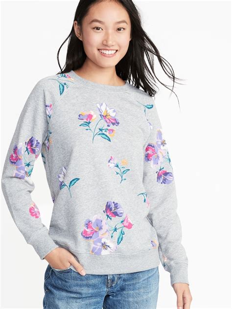 Relaxed French Terry Sweatshirt for Women | Old Navy | Terry sweatshirt ...