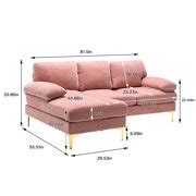 Buy ARCTICSCORPION Modern Sectional Sofa Accent Sofa, L-shaped ...
