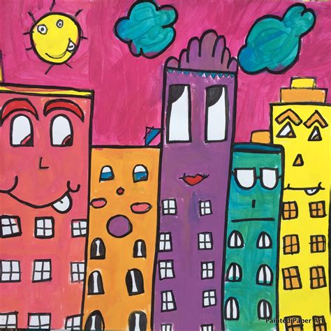 James rizzi pop art buildings – Artofit