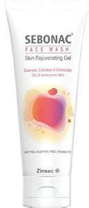 Zinsec Sebonac Facewash Skin Rejuvenating Gel Face Wash - Price in ...