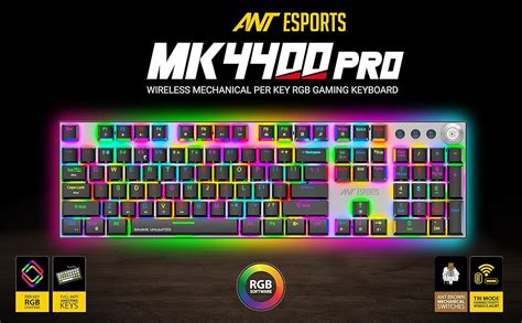 Amazon.in: Buy Ant Esports MK4400 Pro Wireless Mechanical Gaming ...