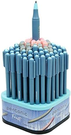 Pentonic Frost 0.7 mm Ball Point Pen Tumbler Pack | Cool Pastel Body ...