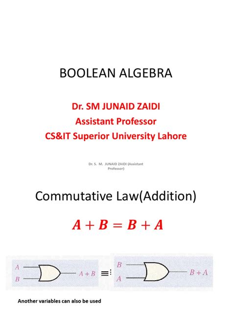 Boolean Algebra Laws Computer Science a Level 的图像结果