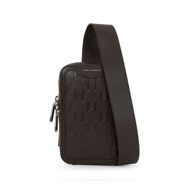 Buy Men Dark Brown Loom Leather Small Sling Bag Online at The ...