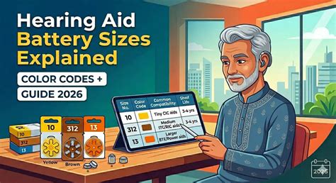 Hearing Aid Battery Sizes Explained (Color Codes + Compatibility Guide ...