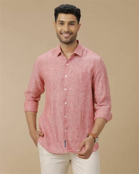 Pure Linen Mens Shirts - Buy Pure Linen Mens Shirts Online at Best ...