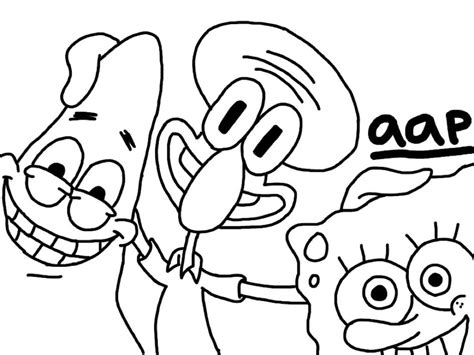 Image result for Spongebob and Patrick Drawing Tutorial
