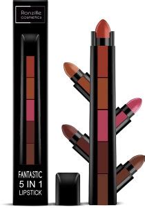 RONZILLE Fantastic 5 Step Lipstick 5 in 1 Lipstick (Nude) - Price in ...