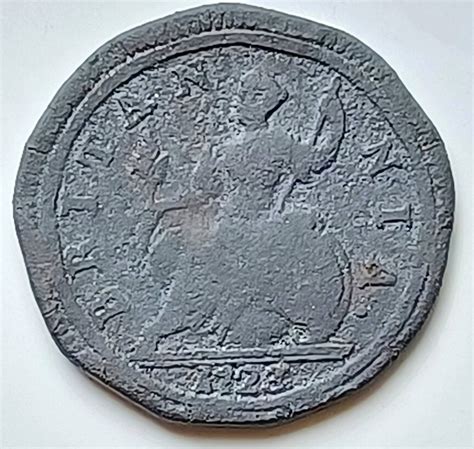 1723 GEORGE I HALF PENNY FROM LENT’S COVE, VERPLANCK, NEW YORK — Horse ...