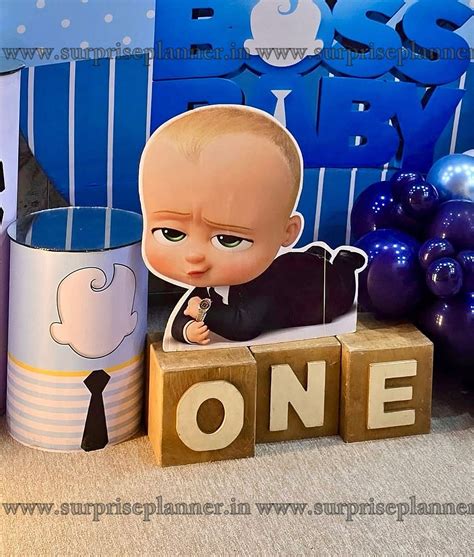 Boss Baby 1st Birthday Decoration