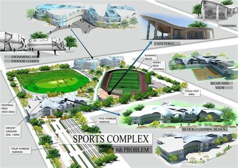 Sports Complex Building Design 的图像结果