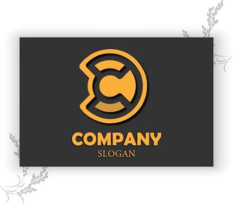 Modelo mínimo de logotipo da empresa | Vetor Premium
