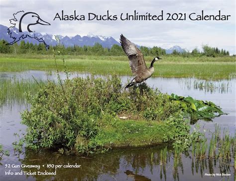 Ducks Unlimited Calendar 2021 Winners - Printable Word Searches