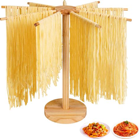 Amazon.com: KITCHENDAO Collapsible Pasta Drying Rack, Easy Storage ...
