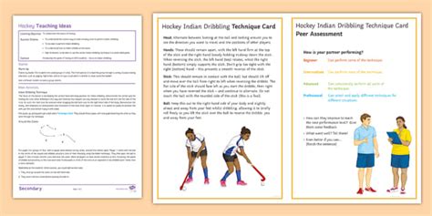 Hockey Lesson 4: Indian Dribbling (teacher made) - Twinkl