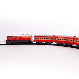 Buy Plastic Indian Passenger Train with Coaches & Railway Track ...