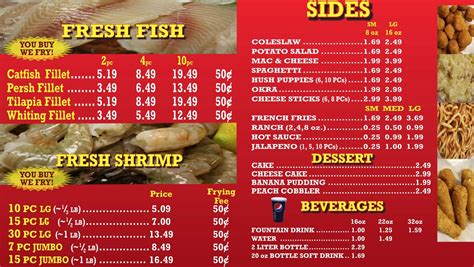 Menu at Captain Jays restaurant, Detroit, Greenfield Rd