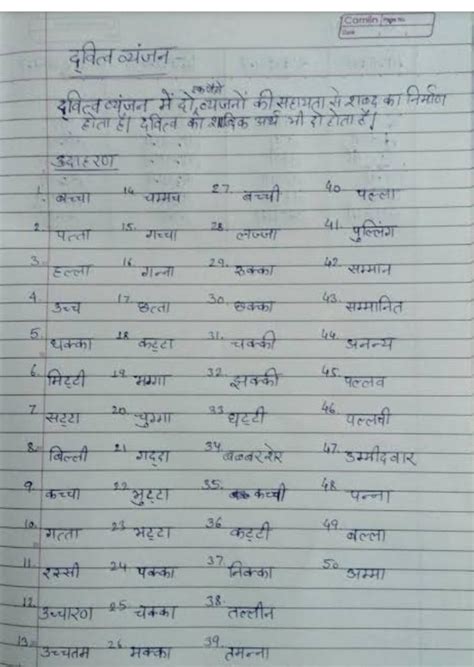 dwitiya Vyanjan ke udaharan - Brainly.in