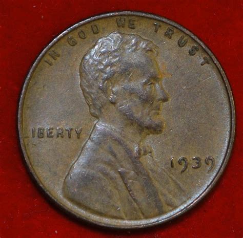 1939 P Lincoln Wheat Cent Small Cents - For Sale, Buy Now Online - Item ...