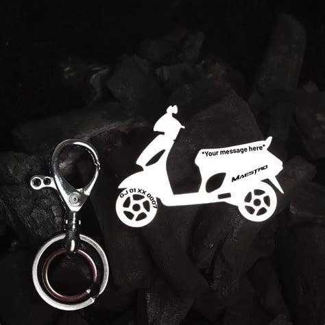 Hero Maestro Edge 125 BS6 Keychain | Stylish Scooter Gift – Ampkrafts