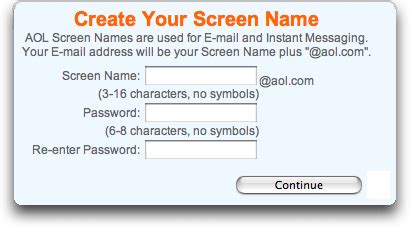 Image result for Add Screen Name AOL