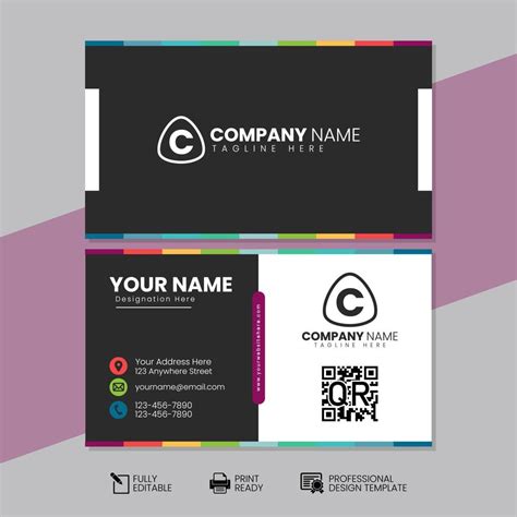 Unique Business Card Template 的图像结果