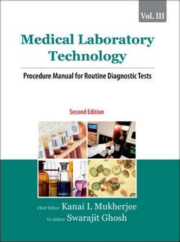 Buy Medical Laboratory Technology (Volume III): Procedure Manual for ...