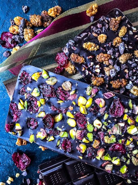 Homemade Fruit & Nut Chocolate Bars