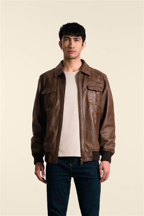 Chaqueta 100% cuero - Vélez