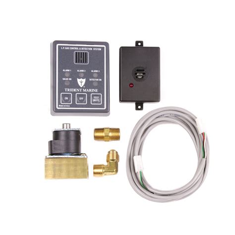 Trident Marine 1300-7761-Kit 12VDC L.P. Gas Control & Detection System ...