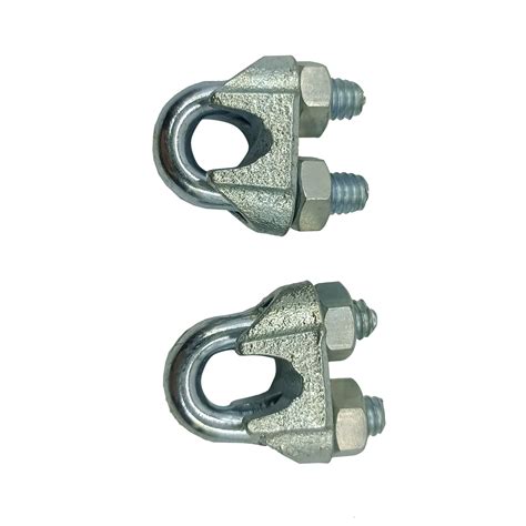 U Bolt Drop Hot DIP Galvanized Steel DIN 741 Wire Rope Clips - Wire ...