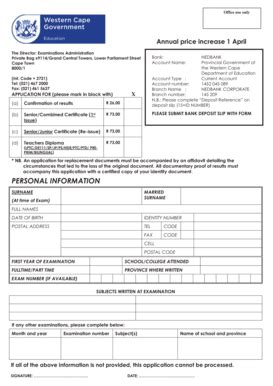 South Africa Certificate Reissue Application - Fill Out, Sign & Share ...