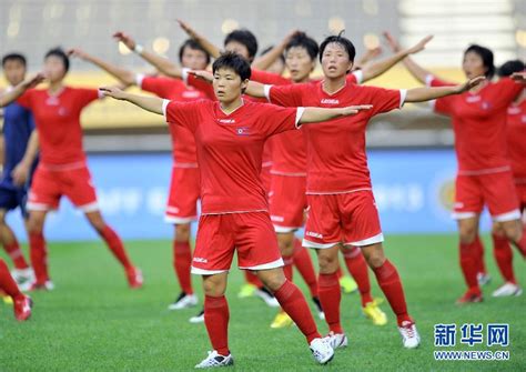朝鲜女足首尔备战东亚杯(组图)-搜狐滚动