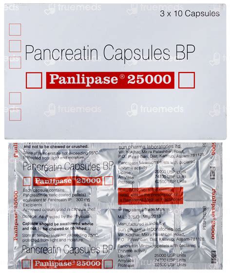 Panlipase 25000 Capsule – Enzyme Deficiency Therapy