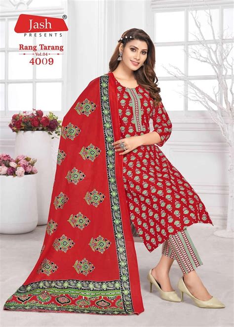Jash Rang Tarang Vol 4 Cotton Readymade Dress Collection