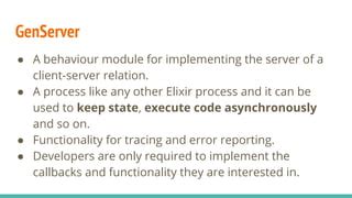 Image result for Elixir Genserver