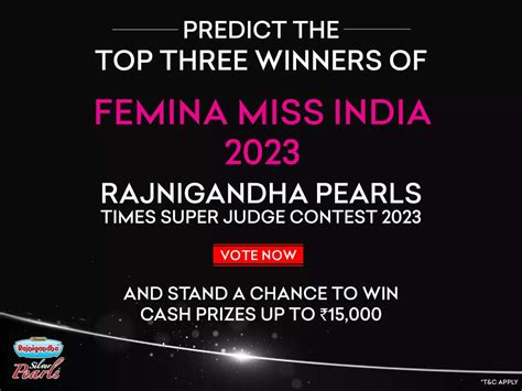 Rajnigandha Pearls Times Super Judge Contest 2023 has begun! - Times of ...