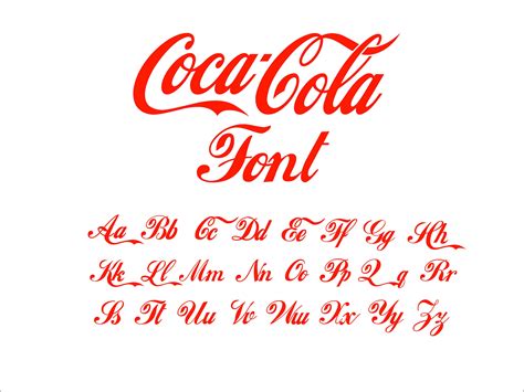 Coca Cola Alphabet SVG, Coca Cola Font, Coca Cola Clipart, Svg/png/ai ...